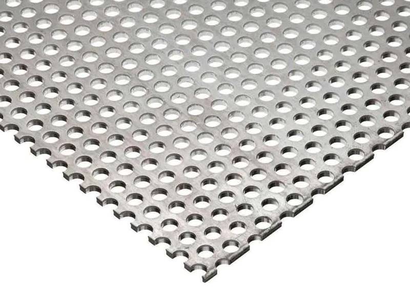 24" X 24" QUALITY PERFORATED DECORATIVE METAL---OCTAGON CANE PATTERN- 